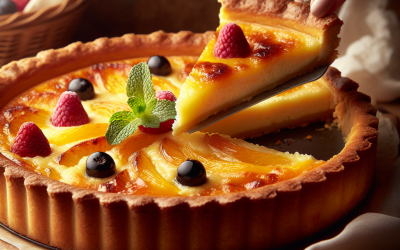 Impress Guests with a Decadent Baked Cheese Fruit Tart: Home Bakers’ Secret to Elegant Desserts That Combine Creamy Richness and Fresh Fruit Flavors