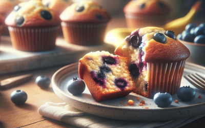 Busy Parents: Whip Up Delicious Banana Blueberry Muffins in Minutes for Happy, Healthy Kids – No Baking Skills Required!