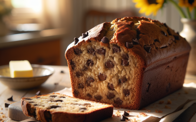 Delight Your Family with Irresistible Chocolate Chip Banana Bread: A Foolproof Recipe for Busy Parents to Turn Overripe Bananas into a Mouthwatering Treat