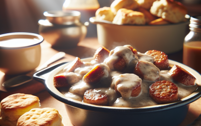 Comfort Food Bliss: Master the Art of Country Style Sausage, Biscuits, and Gravy for Hearty Family Breakfasts That Warm the Soul and Create Lasting Memories