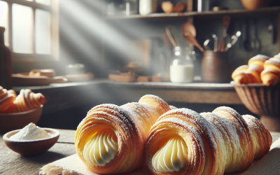 Delight Your Family with Irresistible Homemade Cream Horns: Master the Art of Flaky Pastry and Creamy Filling for a Showstopping Dessert