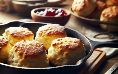 Rediscover Comfort: Home Cooks’ Secret to Perfect Iron Skillet Biscuits for a Nostalgic Family Breakfast That Brings Everyone to the Table