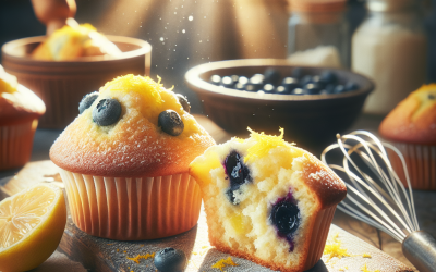 Delight Your Family with Irresistible Lemon Blueberry Muffins: Master Baker’s 5 Secrets for Perfectly Moist and Tangy Treats That’ll Make Breakfast a Celebration