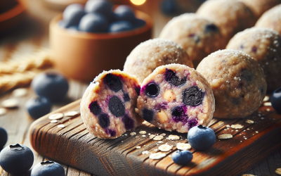 Busy Parents: Whip Up Healthy No-Bake Blueberry Cookie Balls in Minutes for Happy Kids and Guilt-Free Snacking