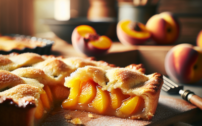 Delight Your Family with a Nostalgic Peach Cobbler: Home Bakers’ Secret to Crispy Biscuit Topping and Juicy Fruit Filling