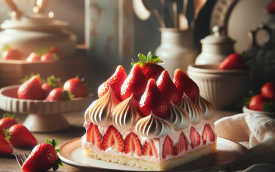 Delight Your Taste Buds: Master the Perfect Strawberries & Cream Meringue for Summer Entertaining, Impressing Guests with a Light and Elegant Dessert That’s Easier Than You Think