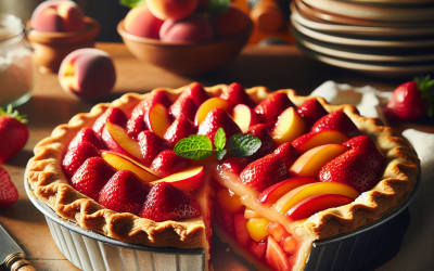 Delight Your Family with a Mouthwatering Strawberry Peach Pie: Home Bakers’ Secret to Combining Summer’s Best Fruits in One Irresistible Dessert