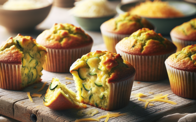 Busy Parents: Boost Your Kids’ Veggie Intake with Delicious Zucchini Cheese Muffins – A Nutritious, Time-Saving Solution for Picky Eaters and Hectic Mornings